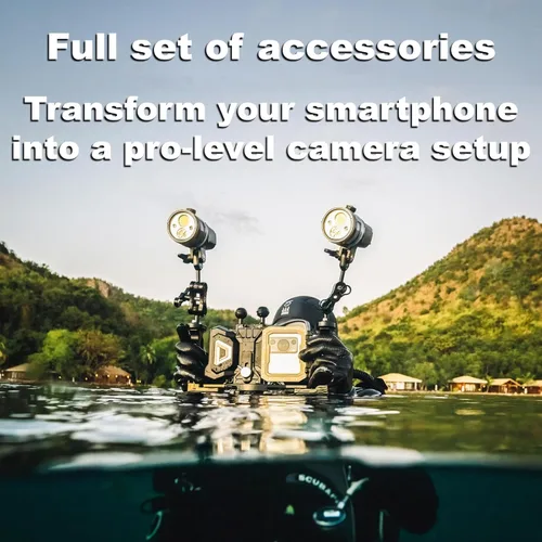 Miniatura 6 de DIVEVOLK Seatouch 4 Max Plus Carcasa táctil subacuática compatible con iPhone 12/12 Pro/12 Pro Max/13/13 Pro/13 Pro Max/14/14 Pro/14 Pro Max/15/15
