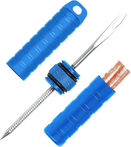Miniatura 16 de BWSHLF Kit de reparación de neumáticos de bicicleta sin cámara para bicicletas de montaña y bicicletas de carretera, kit de tapones de neumáticos