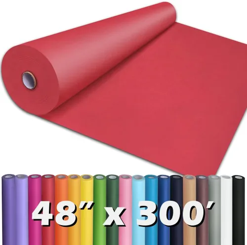 Miniatura 26 de PerkHomy Rollo de Papel Kraft Marrón 48" x 1,800" (150') para Envolver Regalos, Ramos, Flores, Arte, Pintura, Manualidades, Escritura, Embalaje