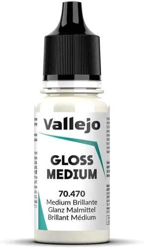 Vallejo - Pintura acrílica, color medio brillante Transparente brillante