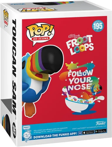 Miniatura 5 de Funko Pop! Ad Icons: Kelloggs - Toucan Sam Flying - Figura de vinilo coleccionable - Idea de regalo - Producto oficial - para niños y adultos - Ad