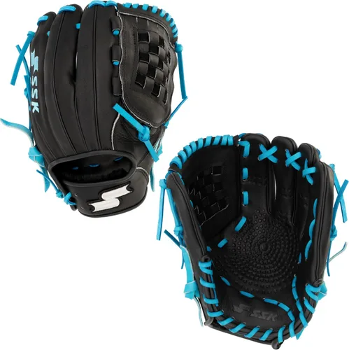 Miniatura 29 de SSK Z5 Craftsman Guante de béisbol para infield – 11.25” - 11.5” - 11.75” - 12” – Lanzamiento con mano derecha y izquierda Rojo/Verde Kelly/Blanco