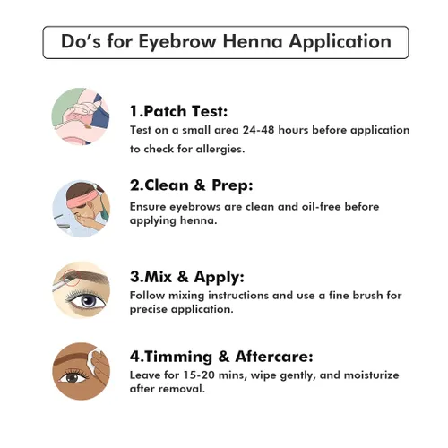 Miniatura 5 de Indalo Henna de cejas marrón claro de 0.35 oz Polvo de color para cejas, a prueba de manchas y resistente al agua, vegano, libre de crueldad