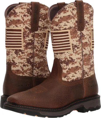Miniatura 7 de Ariat Workhog Patriot - Botas de trabajo con punta de acero para hombre