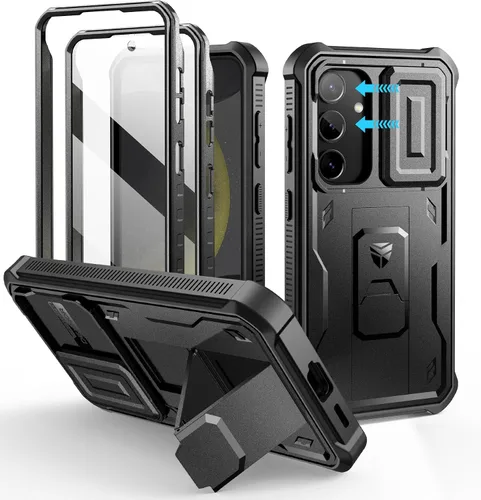 Miniatura 58 de Dexnor Funda para Samsung Galaxy S24 con Cubierta Deslizante Integrada para Cámara y Protector de Pantalla y Soporte, Funda Resistente a los Golpes
