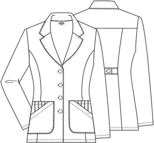 Miniatura 3 de Dickies EDS - Abrigos de laboratorio profesionales para mujer 29 pulgadas 84405