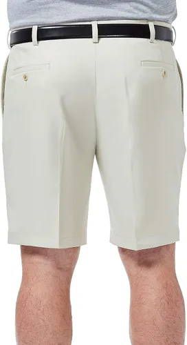 Miniatura 2 de Haggar Cool 18 Pro - Pantalones cortos para hombre, corte recto, plisado frontal, elástico en 4 direcciones, cintura ampliable, con tallas grandes