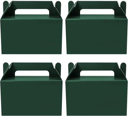 Miniatura 10 de Oletx 12 cajas de regalo de color rojo oscuro, caja pequeña de regalo de fiesta de 5.9 pulgadas, caja de golosinas, caja de dulces para fiestas