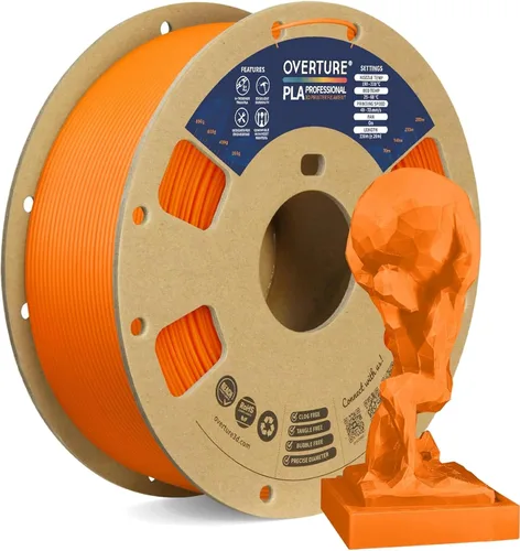 Miniatura 17 de Overture PLA Plus (PLA+) Filamento de 1/16 pulgadas, dureza mejorada con rollo PLA, con superficie de construcción 3D de 7.87 × 7.87 pulgadas, PLA