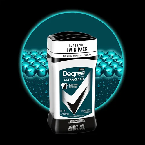 Miniatura 6 de Degree Desodorante antitranspirante de protección avanzada para hombre, Cool Rush, 4 unidades y desodorante antitranspirante ultratransparente
