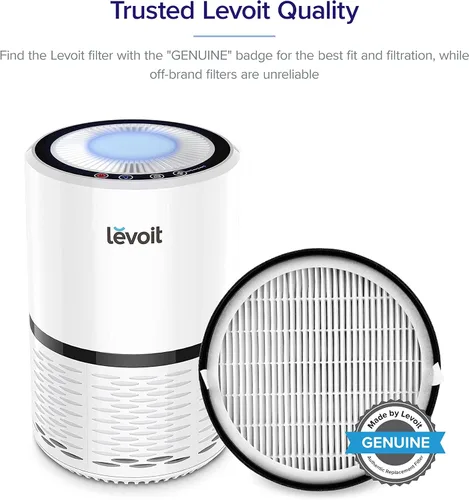 Miniatura 6 de LEVOIT Purificadores de aire para habitaciones grandes del hogar, cubren hasta 3175 pies cuadrados, filtro de repuesto LV-H132, prefiltro de nailon