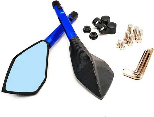 Miniatura 9 de Espejos de moto, para K-awasaki Ninja ER6N W800 Z750 ZX6 ZX9R ZXR400 ZZR600 para VERSYS-1000 Espejos de motocicleta Espejos retrovisores laterales