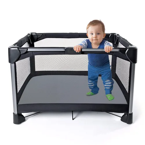 Miniatura 6 de Pack and Play Sábanas ajustadas, compatibles con 4moms Breeze Plus Playard & Breeze GO Playard, funda de algodón Pack and Playard, gris, 40 x 28
