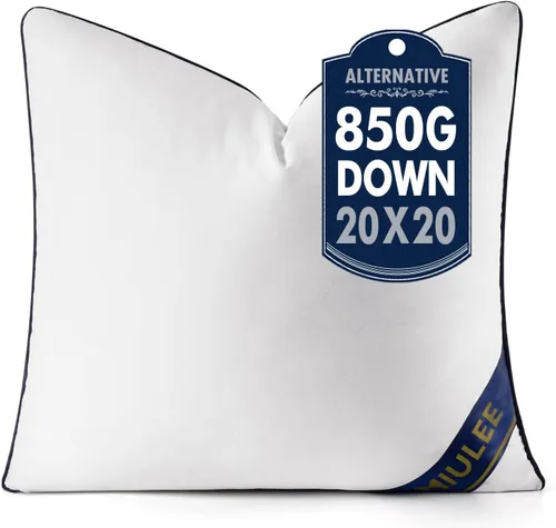 Miniatura 20 de MIULEE - Inserto de almohada de 14 x 36 pulgadas, almohada decorativa lumbar rellena de alternativa a plumón, inserto de relleno de almohada premium