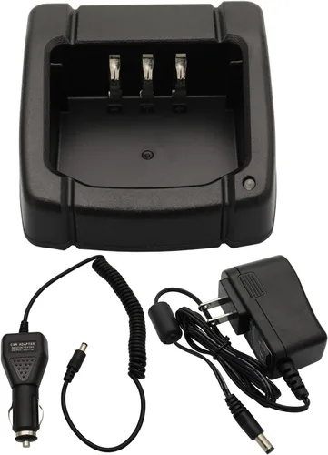 SBH-22 Cargador DC 12V/24V Cargador de coche compatible con Yaesu FT-25R FT-65R FT25R FT65R FTA-250 FTA-250L FT-4VR FT-4VX Radio SBR-25Li SBR-26Li