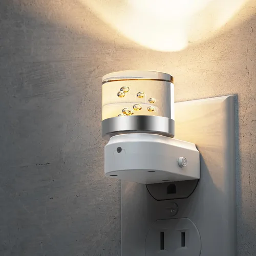 Miniatura 13 de L LOHAS LED - Luces nocturnas enchufables en la pared, temperatura de color ajustable 3000K/4000K/5000K, luz nocturna de burbujas con sensor