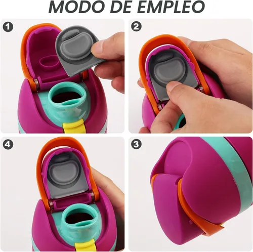 Miniatura 3 de 4 tapones de repuesto compatibles con Owala FreeSip de 24 onzas, 32 onzas, junta superior de tapa de botella de agua para Owala de 16/19/24/32/40