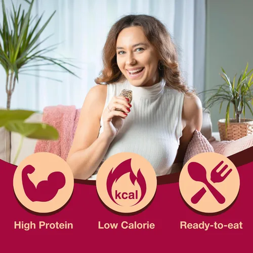 Miniatura 4 de ProtiDIET Barra de proteína de pan de plátano, aperitivos bajos en azúcar y alto contenido de proteínas para adultos, barras de reemplazo de comidas