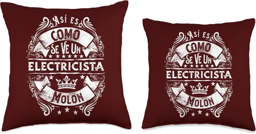 Miniatura 3 de Regalo Original Electricista Regalos Graciosos Un Electricista Molon Divertido Humor para Hombre Originales, 16 x 16 pulgadas, multicolor