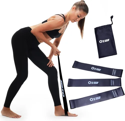 Resistance Bands Set for Men and Women, Pack of 5 Different Levels Elastic Band for Home Gym Long Exercise Workout – Great Fitness Equipment for