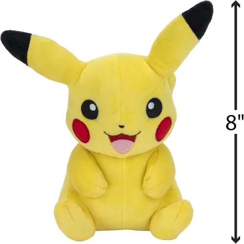Miniatura 4 de Pokémon Pikachu - Peluche suave de 8 pulgadas con detalles auténticos