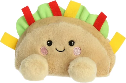 Miniatura 6 de Aurora® Adorable Palm Pals™ Fiesta Taco™ Animal de Peluche - Divertido Peluche Coleccionable para Niños y Coleccionistas Adultos - Perfecto