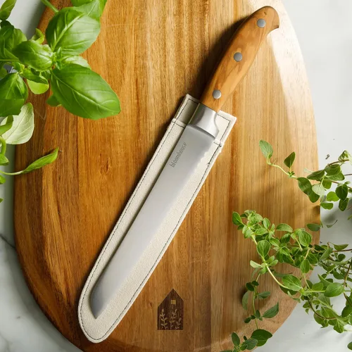 Miniatura 2 de Bloomhouse - Dos veces ganador de las Cosas Favoritas de Oprah - Cuchillo de pan de 8 pulgadas – Hoja serrada de acero inoxidable alemán con mango