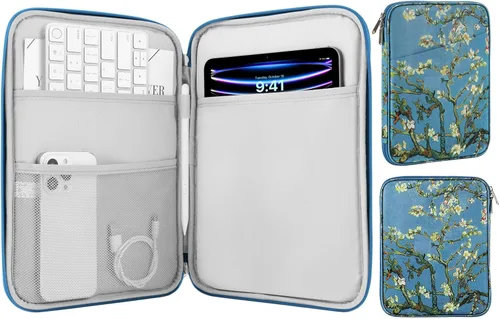 Miniatura 20 de MoKo Funda para tablet de 9 a 11 pulgadas, compatible con iPad Air M4/Pro M5 de 11 pulgadas, iPad A16 de 11 pulgadas, i-Pad 10/9/8/7th/Air 5/4th