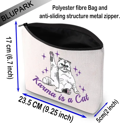 Miniatura 2 de BLUPARK Regalo inspirado en álbumes, bolsa de maquillaje para amantes de los gatos, mercancía para cantantes, bolsa de cosméticos inspirada