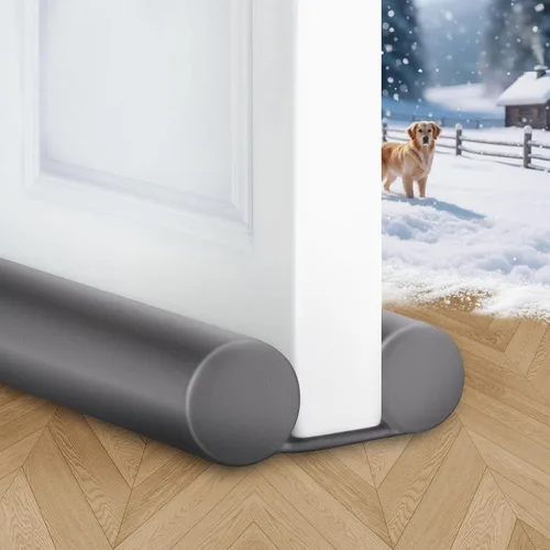 Miniatura 13 de MAXTID Tope de Corriente Debajo de la Puerta Blanco de 32 Pulgadas, Sello de Puerta para Desmontaje de Clima, Barrido de Puerta para Puertas