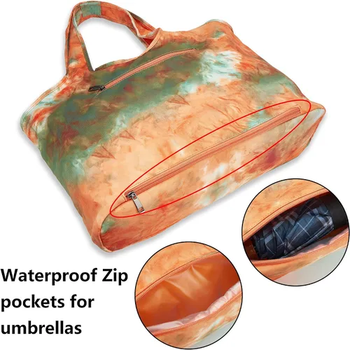 Miniatura 2 de ZOOEASS - Bolso grande de hombro para mujer, impermeable, multifunción, de nailon, para viaje