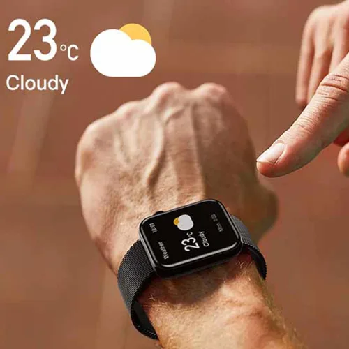 Miniatura 2 de Reloj inteligente para mujeres y hombres (respuesta/hacer llamadas) 1.85 pulgadas HD Fitness Tracker Smartwatch para Android iPhone con seguimiento