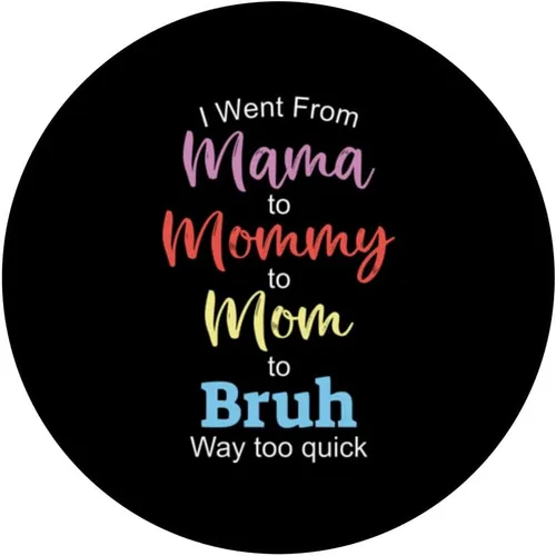 Miniatura 3 de Niño Mamá Bruh PopSockets intercambiables PopGrip
