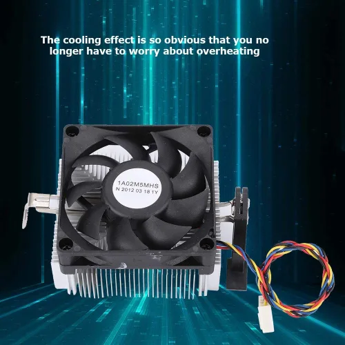 Miniatura 2 de Enfriador de CPU de 12 V, rodamiento hidráulico de 2200 rpm, ventilador silencioso de alta velocidad 7015, ventilador de refrigeración de CPU