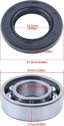 Miniatura 2 de 96100-62050-00 Juego de sellos de aceite del cojinete del cigüeñal para Honda GX160 GX200 168F 170F 5.5HP 6.5HP 2-3.5KW pequeño motor de gasolina