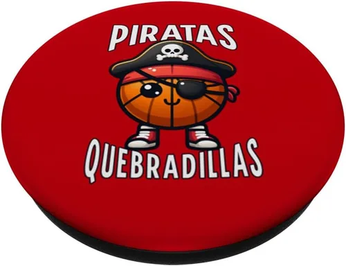 Miniatura 2 de Piratas de Quebradillas Baloncesto Baloncesto PopSockets Estándar PopGrip