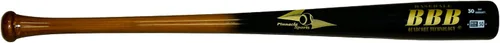 BamBooBat by Pinnacle Sports Equipment INC. - Bate de béisbol de bambú Quadcore para adultos con extremo ahuecado, garantía de 30 días Asidero