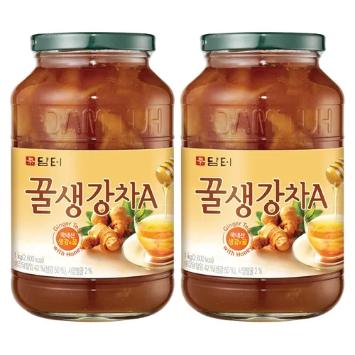 Damtuh Té de miel y jengibre: sabor natural y aroma picante cálido, sin ingredientes artificiales, perfecto para té caliente o helado, mermelada o
