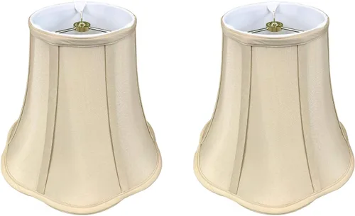 Miniatura 13 de Royal Designs, Inc. BSO-703-10BG - Pantalla de campana festoneada inferior, 5 x 10 x 8.25, beige
