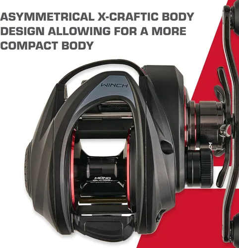 Miniatura 8 de Abu Garcia Revo Winch - Carrete de pesca de bajo perfil Baitcast