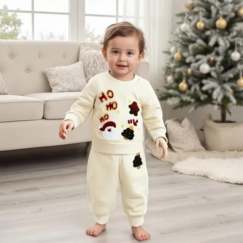 Miniatura 166 de Conjunto de camisa larga y divertida para bebé niño y niña, ropa de primera Navidad, 6, 12, 18, 24 meses, 2T
