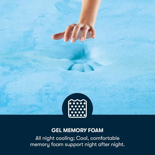 Miniatura 3 de Serta - Colchón de espuma viscoelástica de gel refrescante de 7 pulgadas, tamaño individual, firmeza media, de apoyo, certificado CertiPur-US