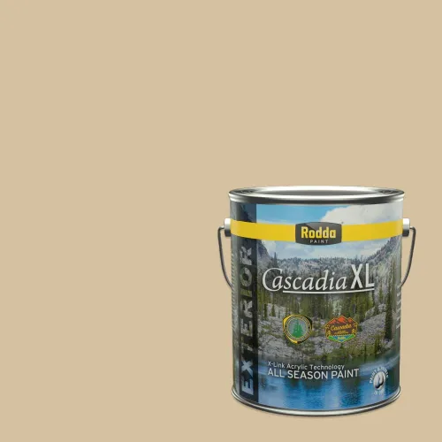 Miniatura 25 de Rodda Paint CASCADIA XL Pintura e imprimación satinada exterior en uno, cuarto de galón, solo ayer