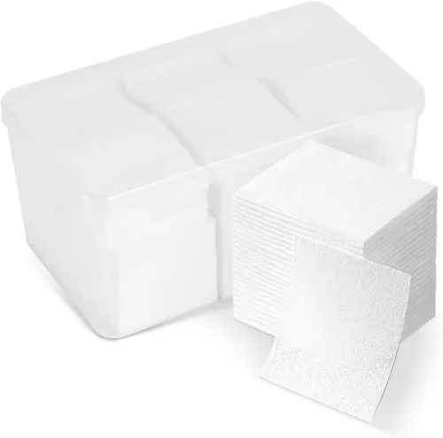 Miniatura 8 de BOOSTEADY Parches de limpieza de armas, parches de limpieza cuadrados en estuche de plástico, paños de limpieza altamente absorbentes sin pelusas