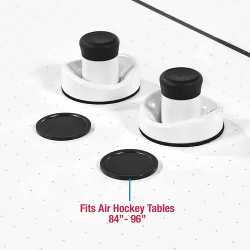 Miniatura 6 de MD Sports Mesa de Air Hockey con anotador electrónico de arcade, perfecta para salas de juegos familiares