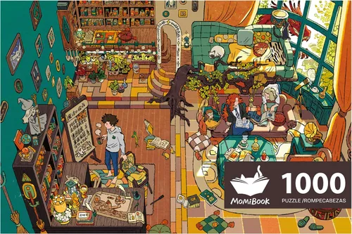 Miniatura 10 de MOMIBOOK Rompecabezas para adultos de 1000 piezas de City Story New - Londres, imagen de pintura Difícil desafiante difícil difícil imposible