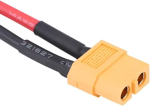 Miniatura 9 de Alomejor Adaptador de cargador RC, cable seguro y confiable de 14 AWG, adaptador de corriente para automóvil, cable de 3.9 in, 2