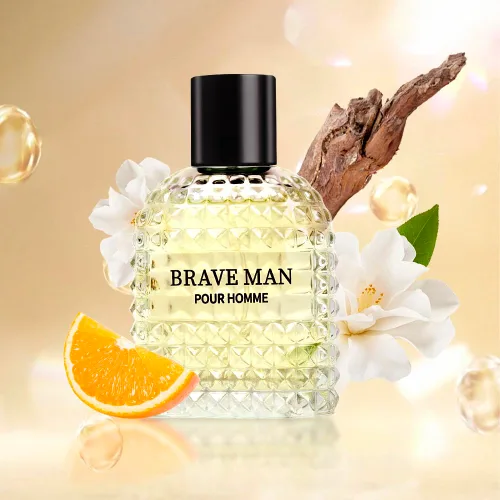 Miniatura 2 de Brave Man - Perfume natural para hombre Brave Man Pour Homme para hombre Eau de Parfum Colonia para hombres, gran sabor natural para uso diario