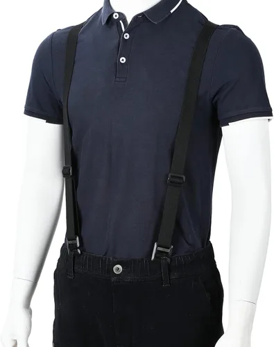 Miniatura 5 de JenPen Tirantes ocultos en forma de Y para hombre, invisibles debajo de la camisa, tirantes ajustables para el aeropuerto, tirantes de ropa