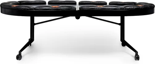 Miniatura 8 de Triton - Mesa de póquer plegable para 10 jugadores con acabado de madera, portavasos estilo casino, reposabrazos acolchado suave, tapete portátil